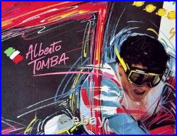 Rossignol Olympic Winter Games Calgary 1988 Golden Champions Ski Poster Unframed