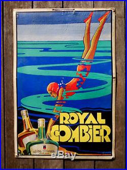 Royal Combier Carton Publicitaire 1930