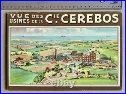 SEL CÉRÉBOS Dombasle-sur-Meurthe Sous-main lithographié illustré d'une Écolière