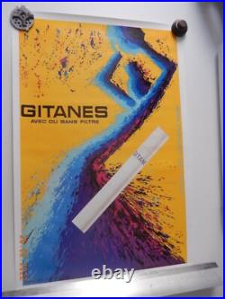 Série de 5 affiches GITANES 1995 ABSOLUMENT NEUVES