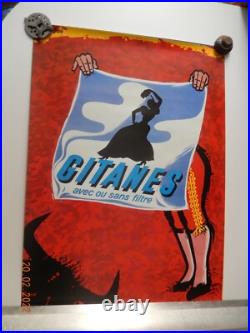 Série de 5 affiches GITANES 1995 ABSOLUMENT NEUVES