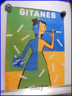 Série de 5 affiches GITANES 1995 ABSOLUMENT NEUVES
