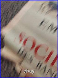 Superbe Affiche Authentique Emprunt National 1920 Abîmée 80cmx1,20 M