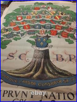Superbe Affiche Authentique Emprunt National 1920 Abîmée 80cmx1,20 M