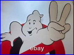 Support Presentoir Affiche Sos Fantomes 1988 Ghostbusters Cinema Rare Original