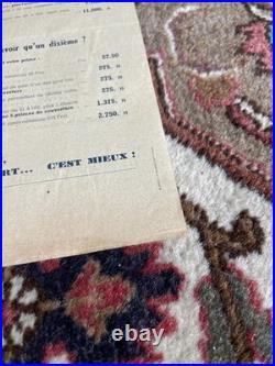 Sweepstake Affichette Loterie Nationale Originale 1936 Introuvable