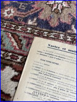 Sweepstake Affichette Loterie Nationale Originale 1936 Introuvable Sweepstake Affichette Loterie Nationale Originale 1936 Introuvable