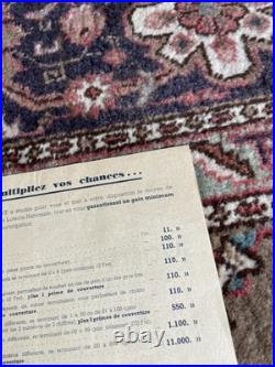 Sweepstake Affichette Loterie Nationale Originale 1936 Introuvable Sweepstake Affichette Loterie Nationale Originale 1936 Introuvable