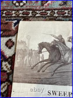 Sweepstake Grand Prix De Paris Affichette Brochure Originale 1935 Introuvable