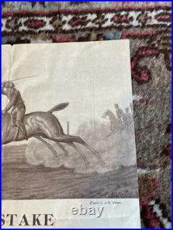 Sweepstake Grand Prix De Paris Affichette Brochure Originale 1935 Introuvable