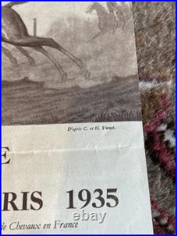 Sweepstake Grand Prix De Paris Affichette Brochure Originale 1935 Introuvable Sweepstake Grand Prix De Paris Affichette Brochure Originale 1935 Introuvable