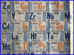 TABLEAU PÉRIODIQUE soviétique 1966 Mendeleïev RARE poster pédagogique URSS