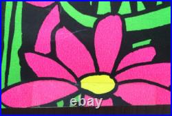 THE BURDEN OF LIFE AFFICHE PSYCHÉDÉLIQUE Blacklight Poster Black Light 1969 Love