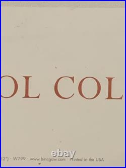 Tableau ancien affiche Dollars Andy Wharol 90X66