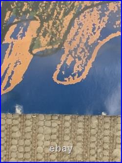 Tableau ancien affiche Dollars Andy Wharol 90X66