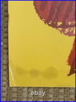 Tableau ancien affiche Dollars Andy Wharol 90X66