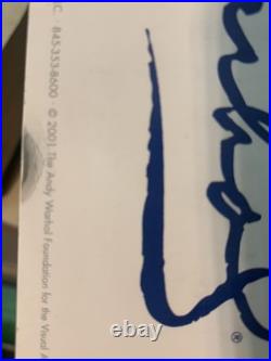 Tableau ancien affiche Dollars Andy Wharol 90X66