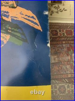 Tableau ancien affiche Dollars Andy Wharol 90X66