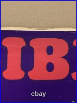 Tableau ancien affiche publicitaire Libra vintage The Glass Motorcycle 76X51