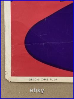 Tableau ancien affiche publicitaire Libra vintage The Glass Motorcycle 76X51