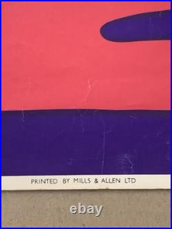 Tableau ancien affiche publicitaire Libra vintage The Glass Motorcycle 76X51