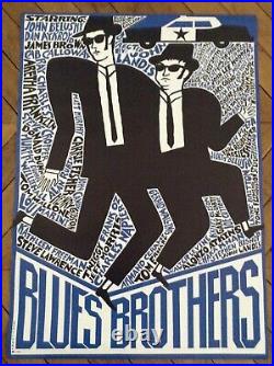 The Blues Brothers affiche polonaise de Krajewski