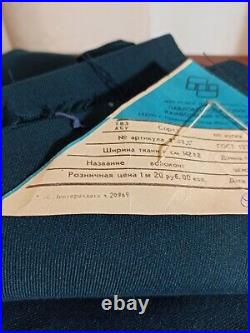Tissu tunique d'officier soviétique vintage. Original. URSS 280-140 cm