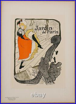 Toulouse Lautrec Jane Avril Jardin De Paris Les Maitres De L'affiche Pl. 110