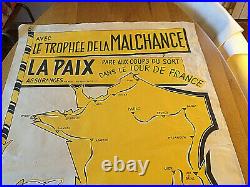 Tour De France 1954 Affiche Originale Henri Oziouls