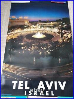 Travel Original poster Affiche Originale Israël Tel AVIV