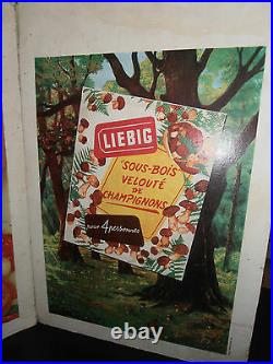 Très Rare Et Superbe Cartonnage Carton Publicitaire Liebig Ancien