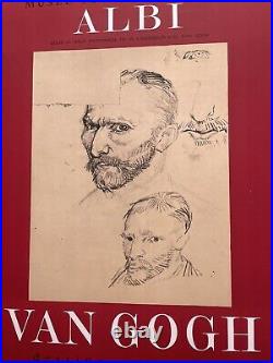 VAN GOGH affiche Originale 1966 Musée TOULOUSE-LAUTREC MOURLOT