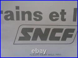 VILLEMOT / SNCF Visitez la Côte d'Azur Affiche ancienne Train vintage poster