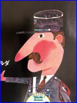 Valda Affiche Japonaise Originale Dans Le Style Savignac Très Rare 1967