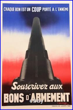 World War 2 Propaganda Poster Signed