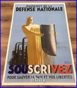 World War 2 Propaganda Poster Signed