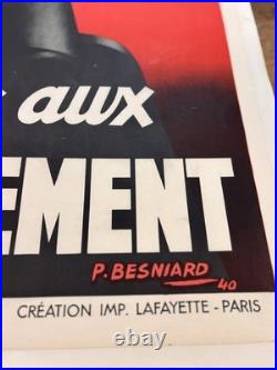 World War 2 Propaganda Poster Signed