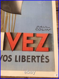 World War 2 Propaganda Poster Signed